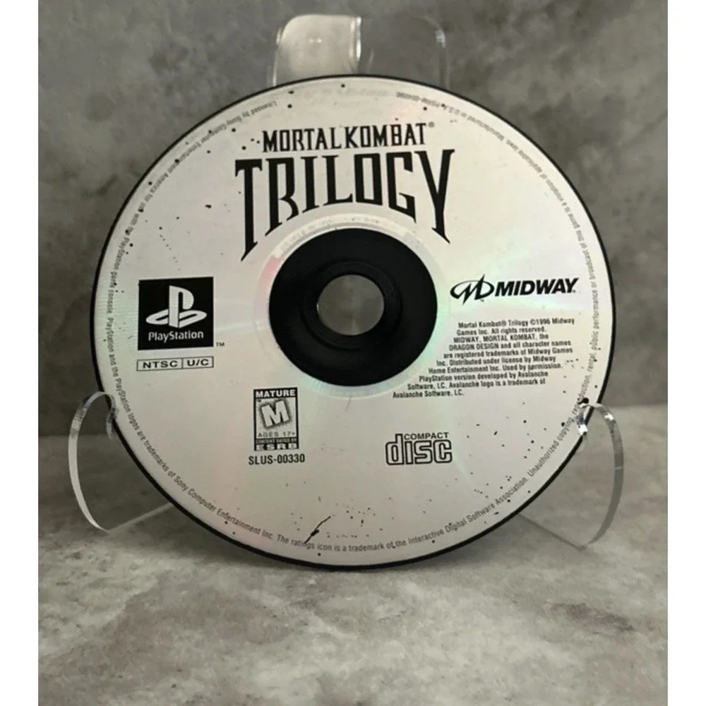 Mortal Kombat Trilogy (PlayStation 1, 1996) Disc Only!